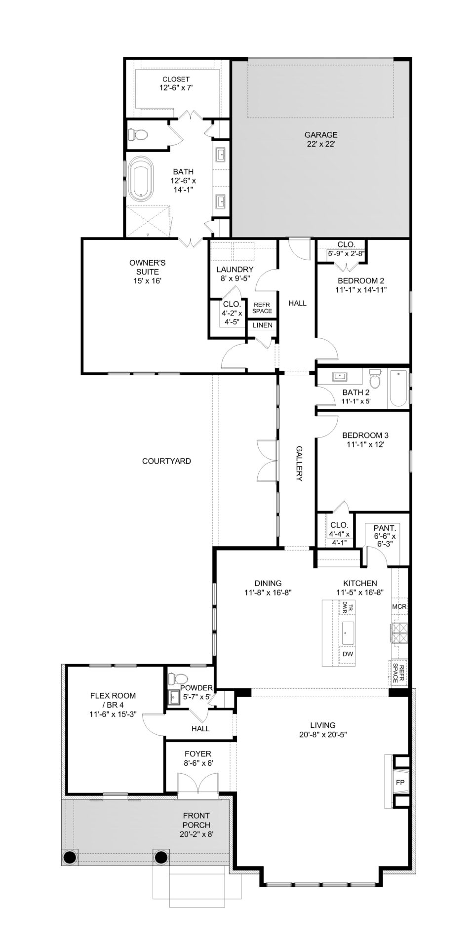 Dalmore Signature Floorplan - Terrabella - Highland Homes Living - Louisiana Home Builder