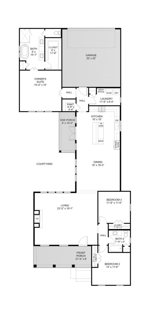 Highland Homes Chatsworth Floorplan