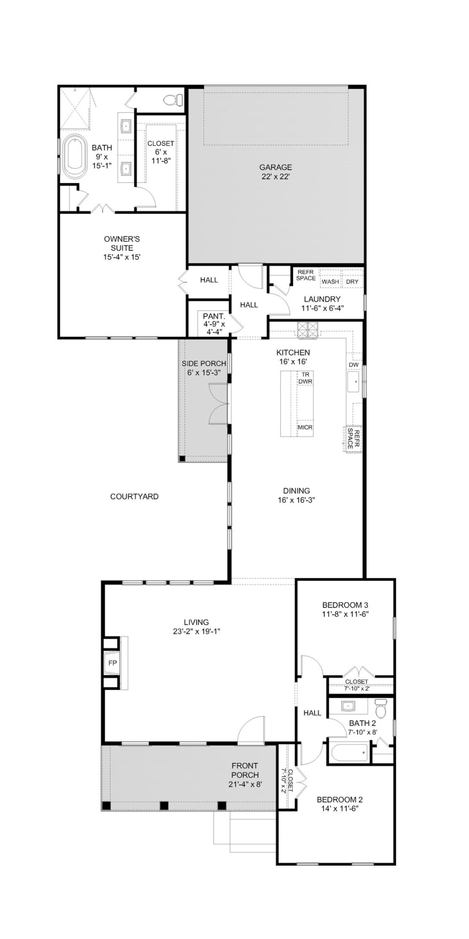 Highland Homes Chatsworth Floorplan